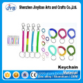 Wholesale cheap custom size plastic metal spring ring keyring spring tools for promotion